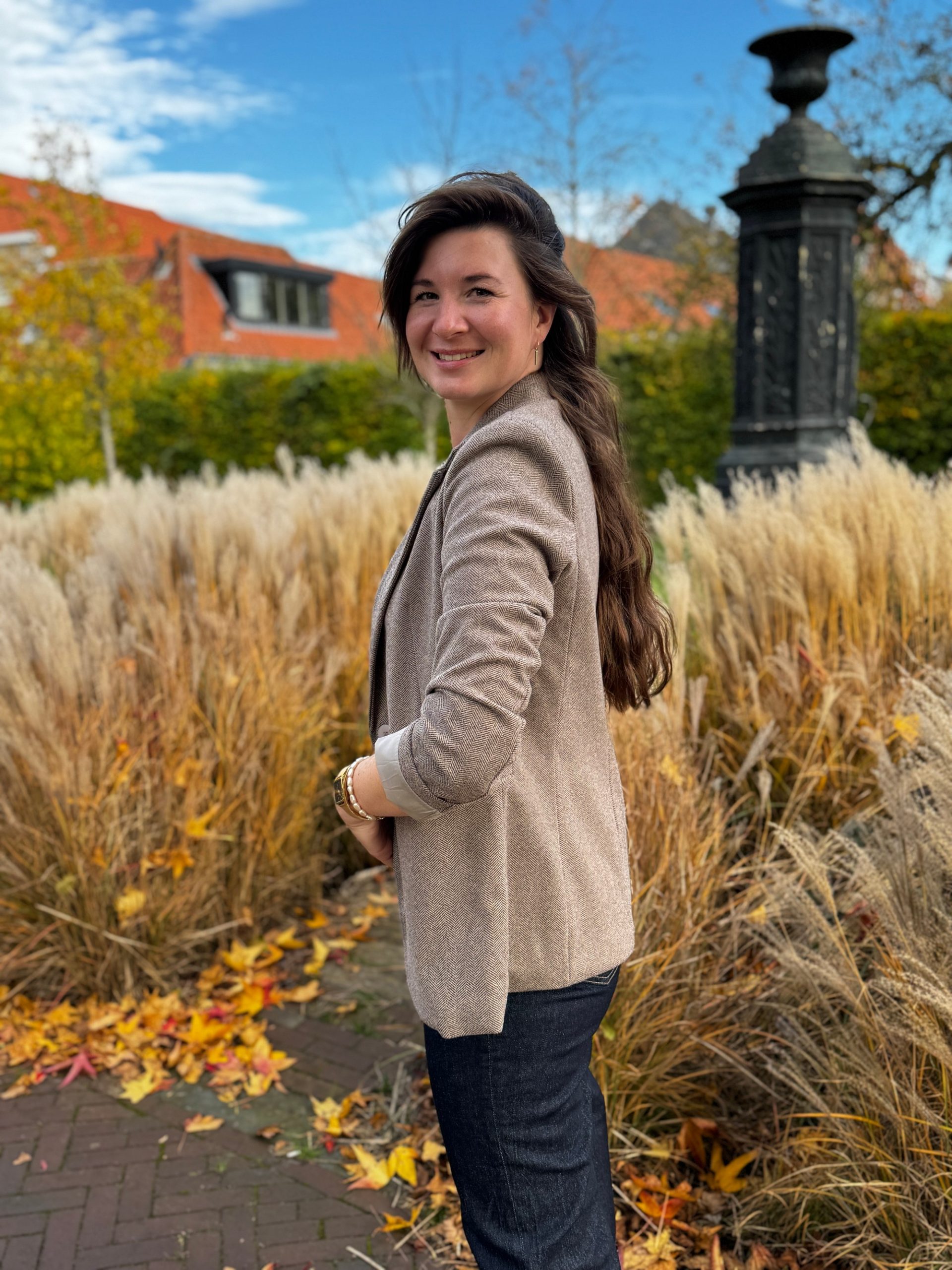 Blazer Nadine taupe - Afbeelding 3