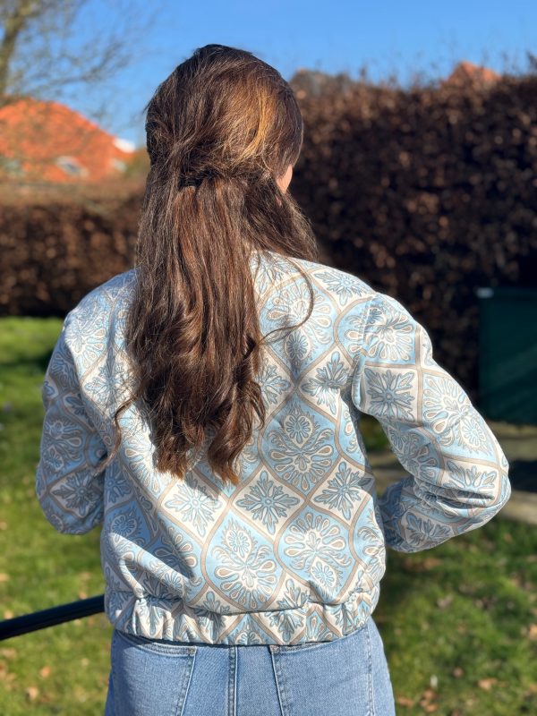 Bomberjasje Kate print blauw - Afbeelding 3