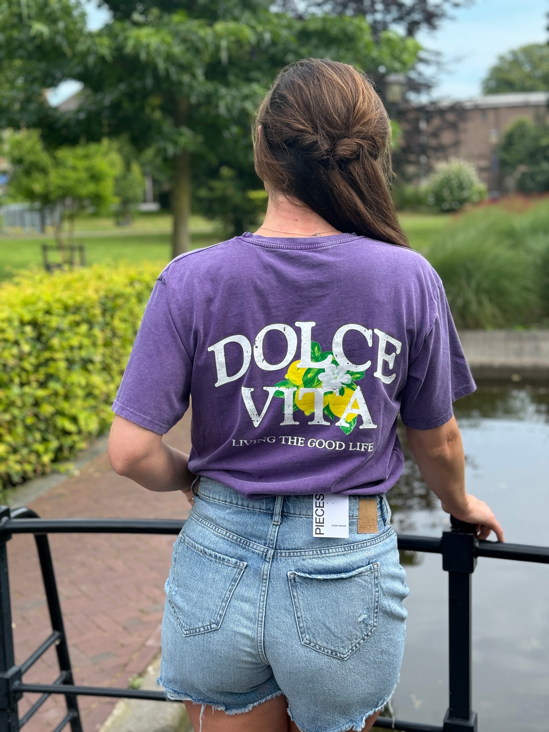 Shirtje Dolce Vita paars Trendzonline