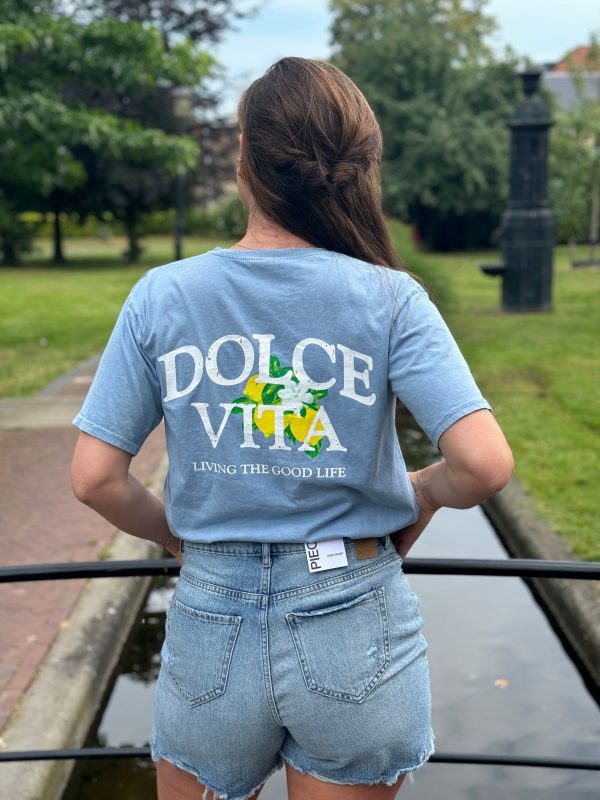 Shirtje Dolce Vita blauw - Afbeelding 2