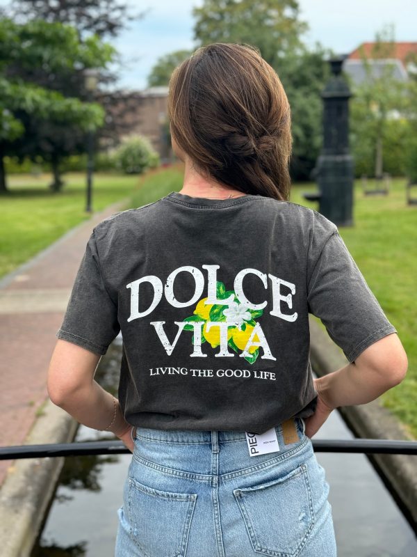 Shirtje Dolce Vita grijs - Afbeelding 4