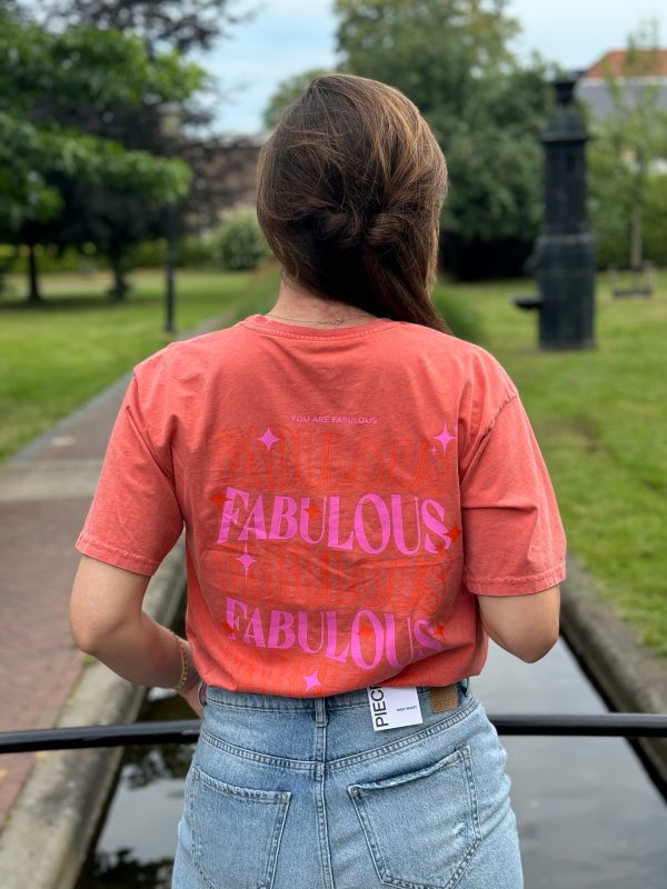 Shirtje Fabulous koraal - Afbeelding 2