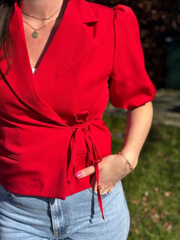 Blazer Lize rood - Afbeelding 4
