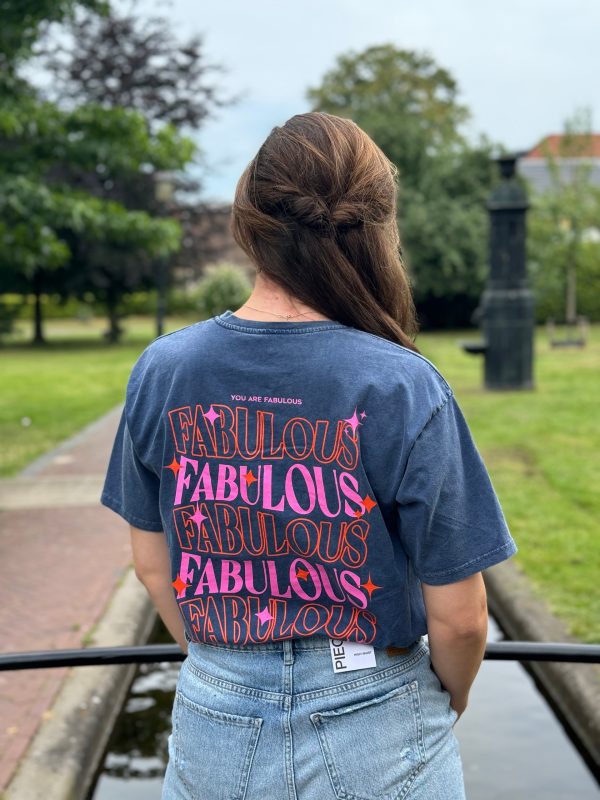 Shirtje Fabulous blauw - Afbeelding 2