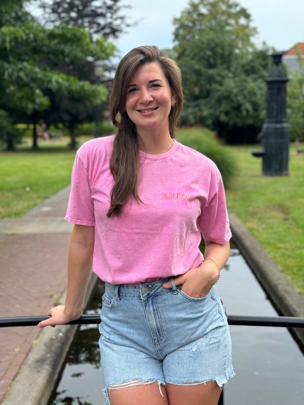 Shirtje Fabulous roze