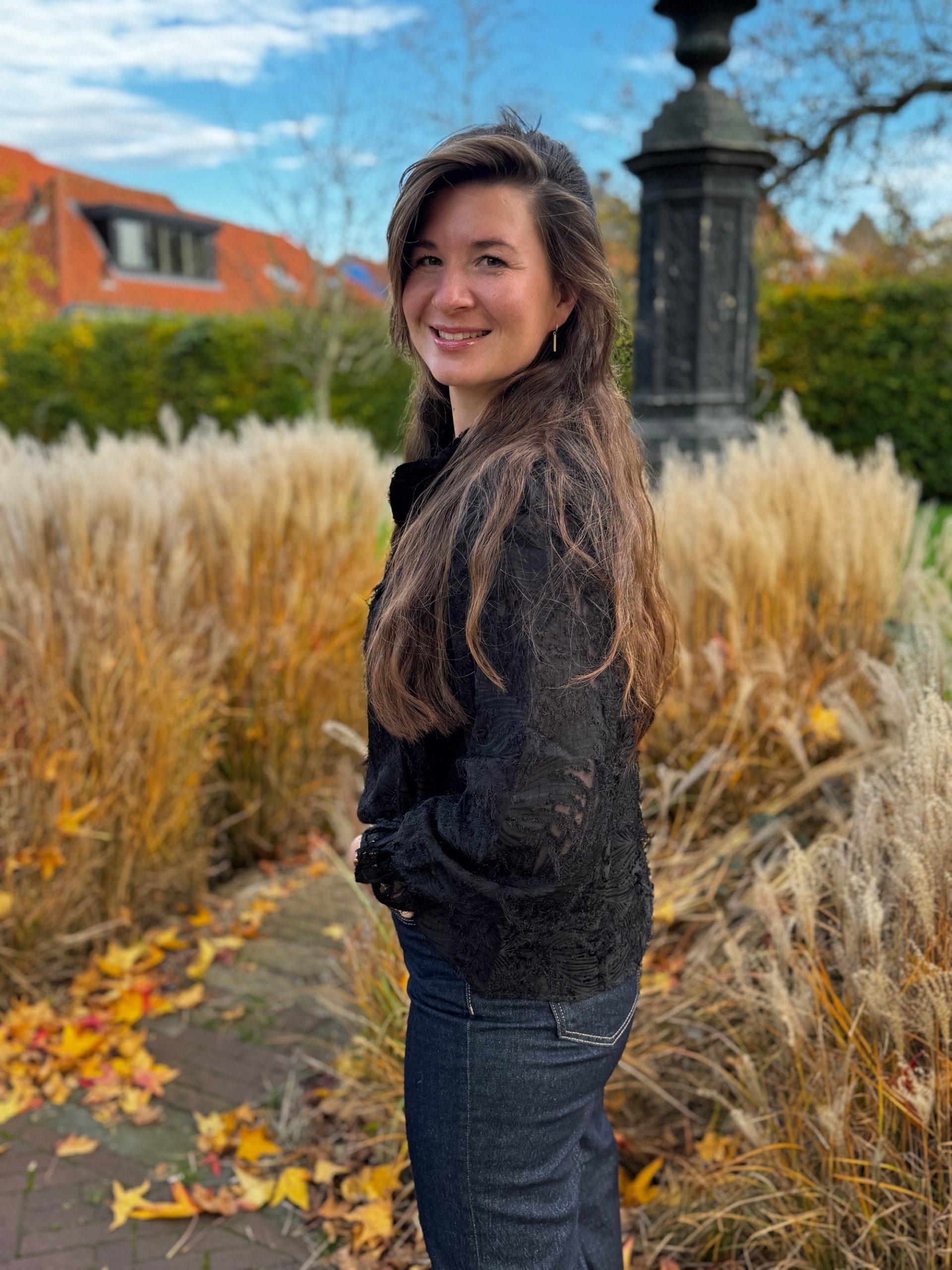 Blouse Lovie zwart - Afbeelding 3