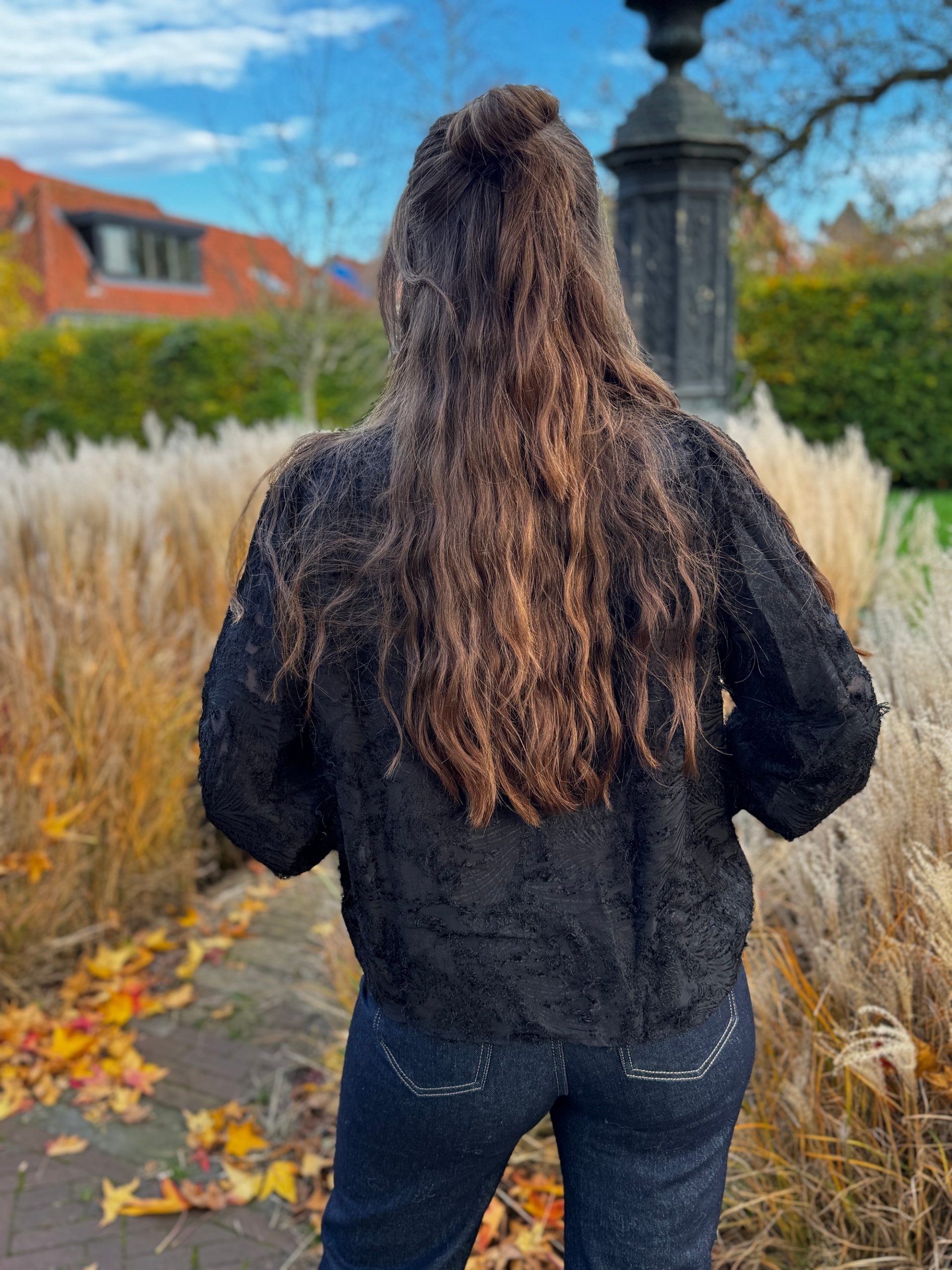 Blouse Lovie zwart - Afbeelding 4