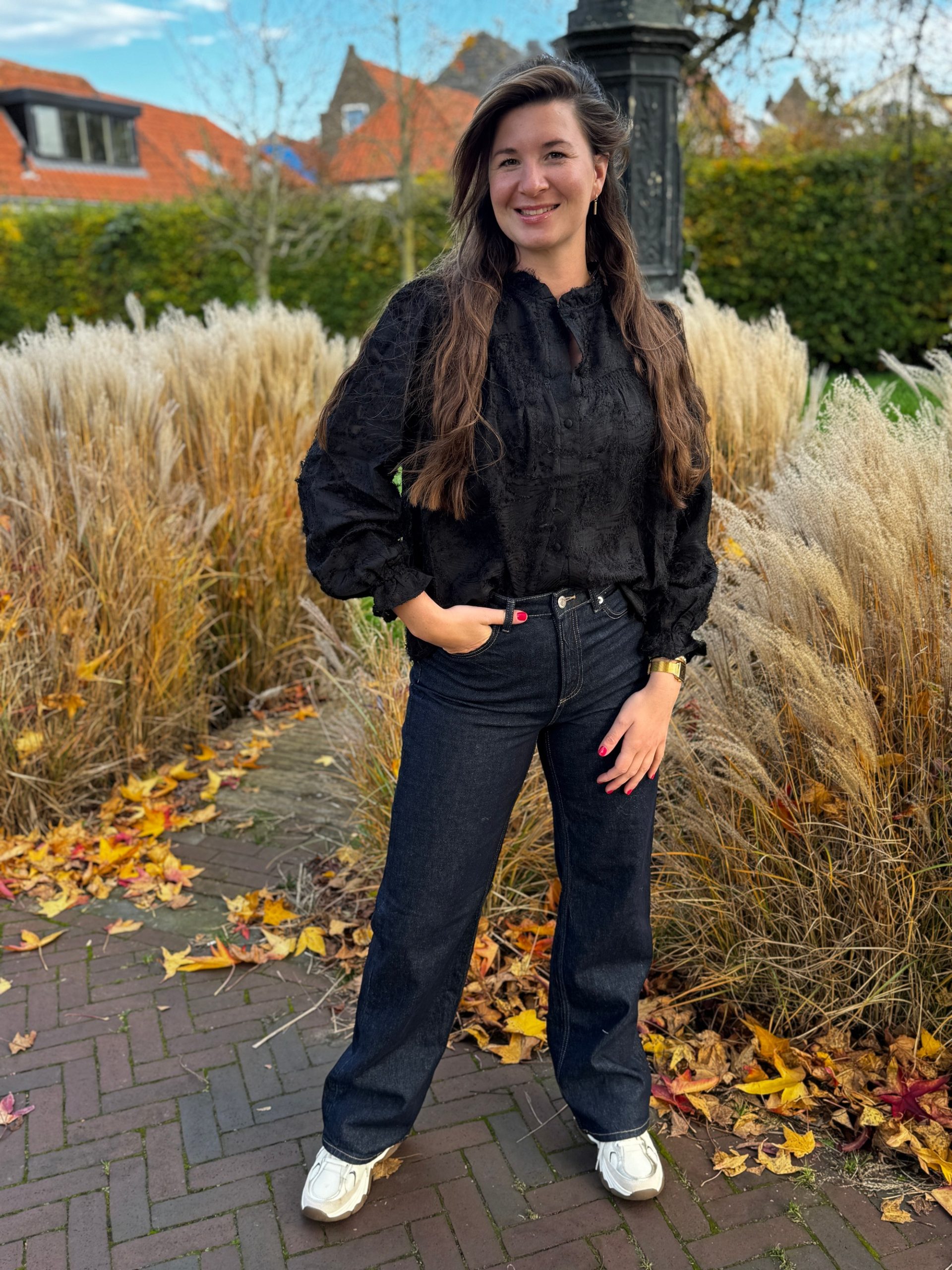 Blouse Lovie zwart - Afbeelding 5