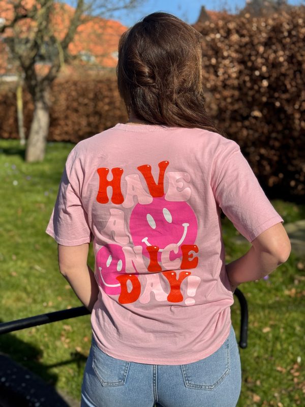 Shirtje Have a nice day roze - Afbeelding 3