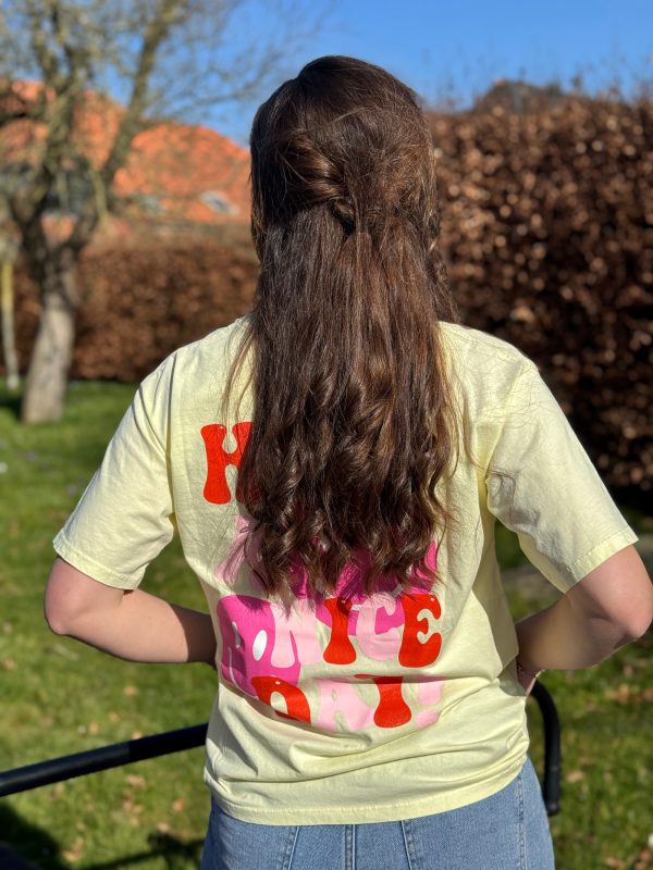 Shirtje Have a nice day geel - Afbeelding 3