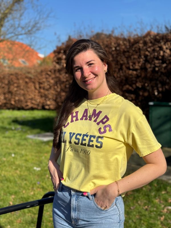 Shirtje Champs Elysées geel - Afbeelding 2