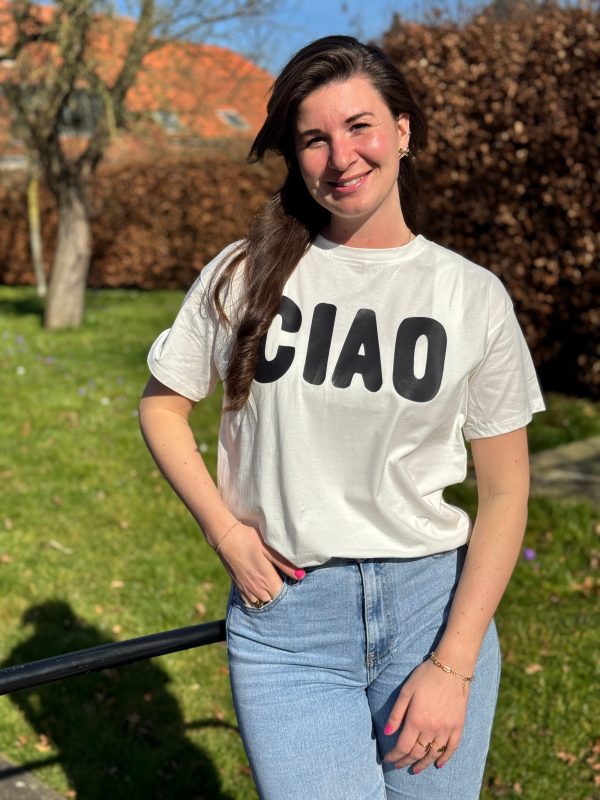 Shirtje ciao wit/zwart