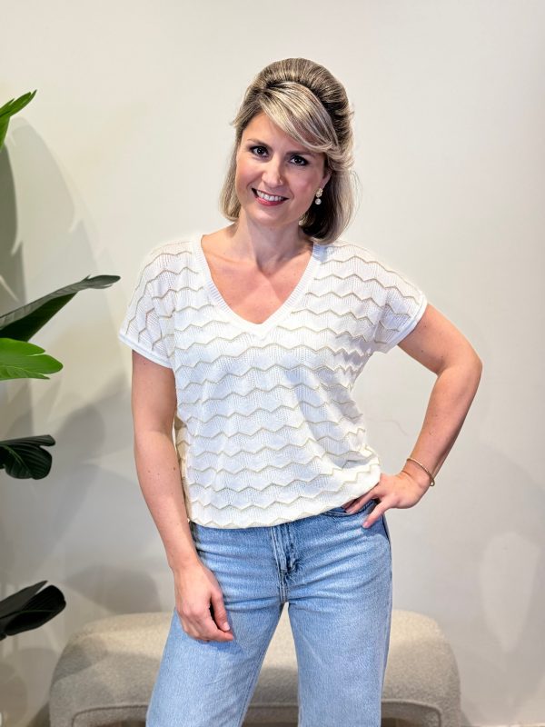 Shirtje Zigzag wit