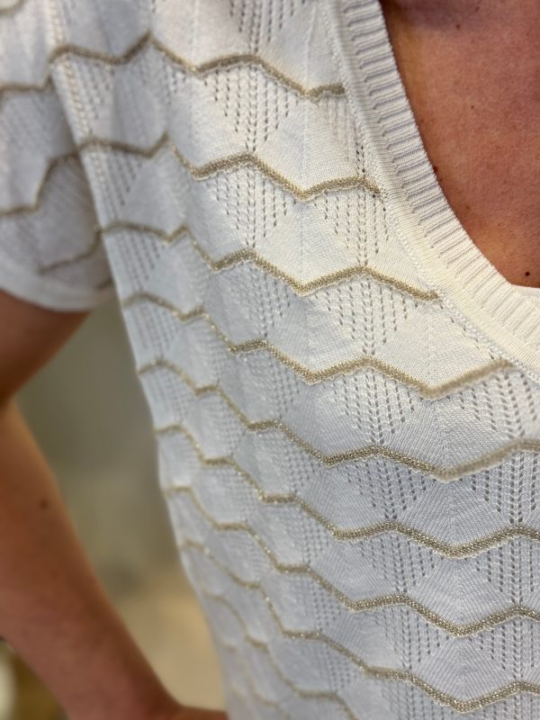 Shirtje Zigzag wit - Afbeelding 6