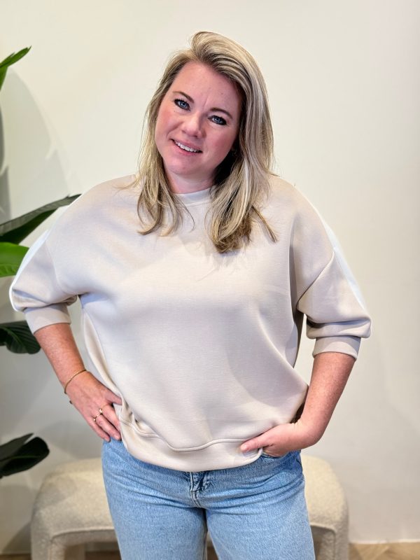 Sweater Leila taupe - Afbeelding 5