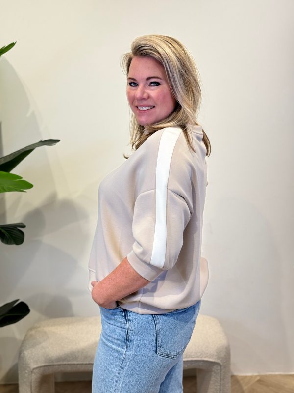 Sweater Leila taupe