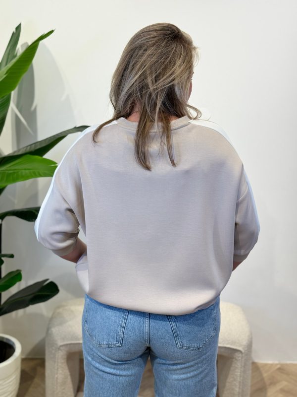 Sweater Leila taupe - Afbeelding 4