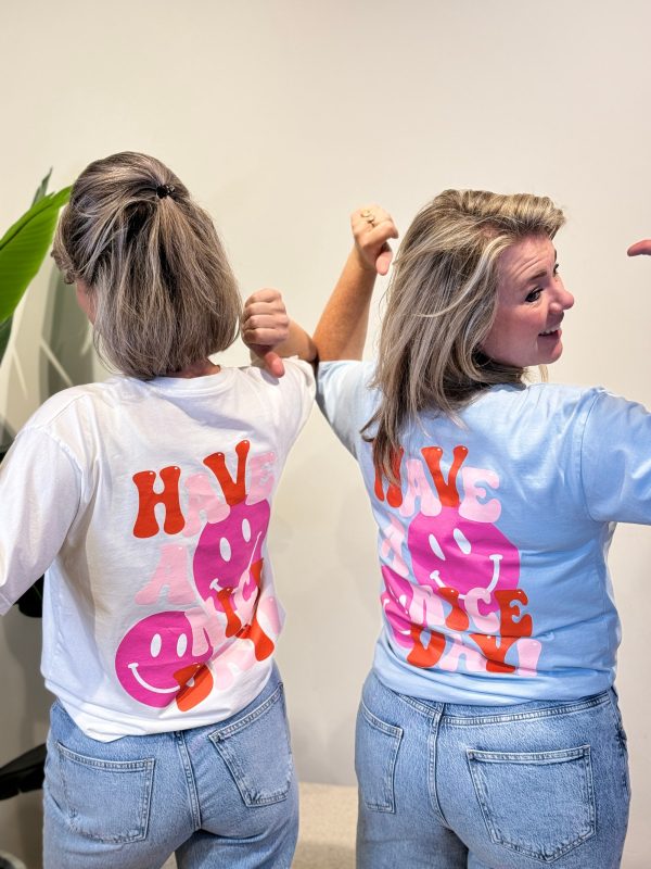 Shirtje Have a nice day lichtblauw - Afbeelding 5