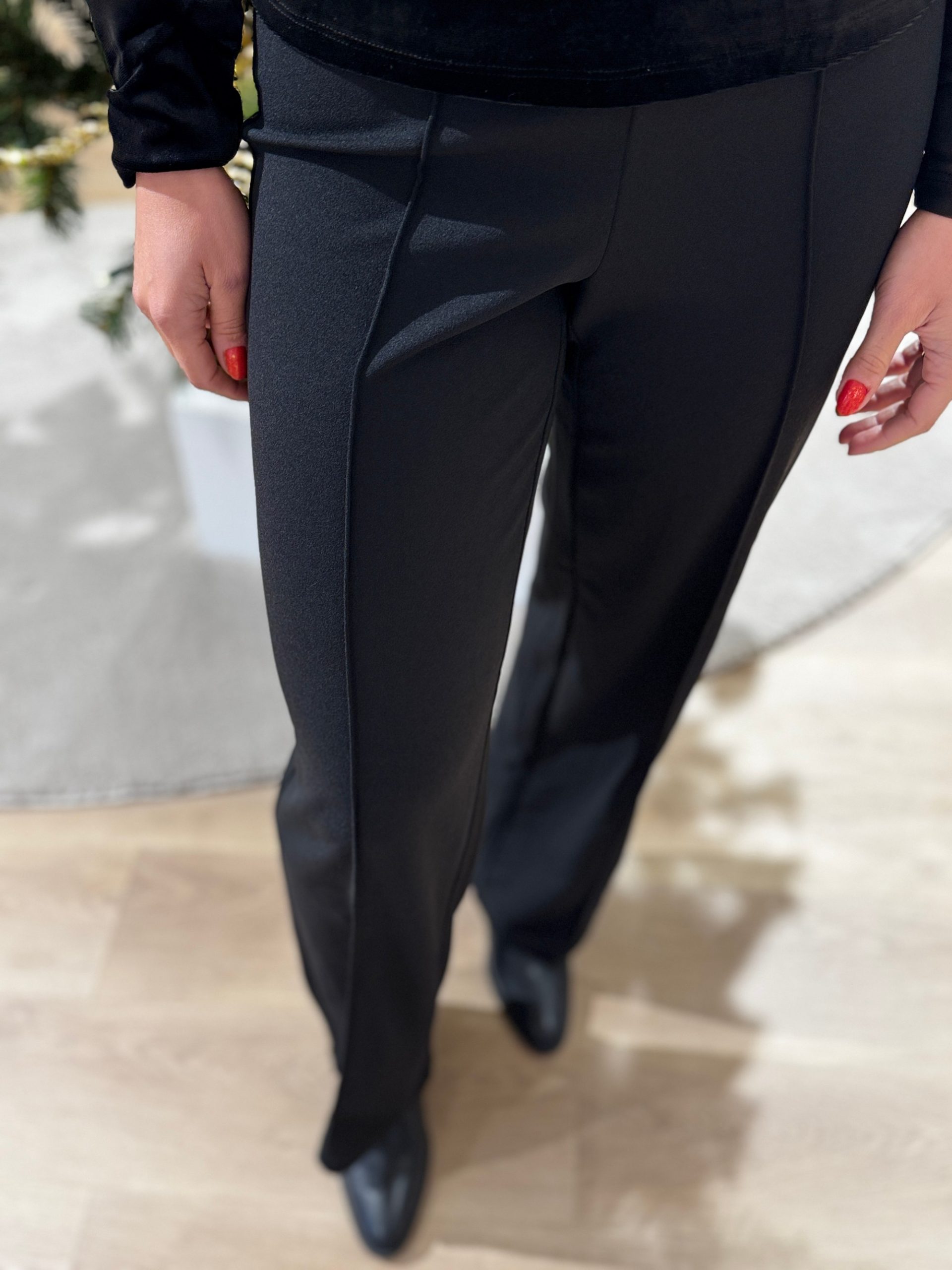 Wide pant Becky black lengte 32 - Afbeelding 6