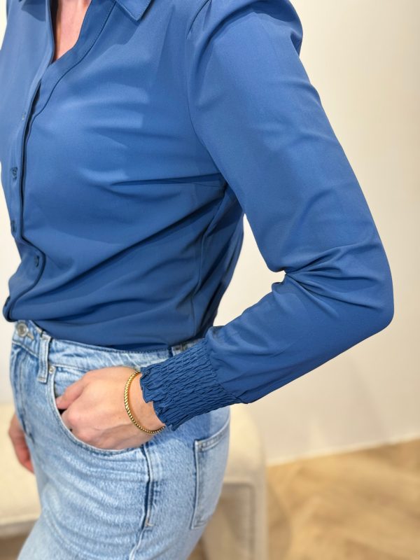 Travelstof blouse Eefke deep sea - Afbeelding 7