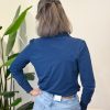 Travelstof blouse Eefke deep sea - Afbeelding 5