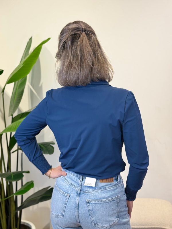 Travelstof blouse Eefke deep sea - Afbeelding 5