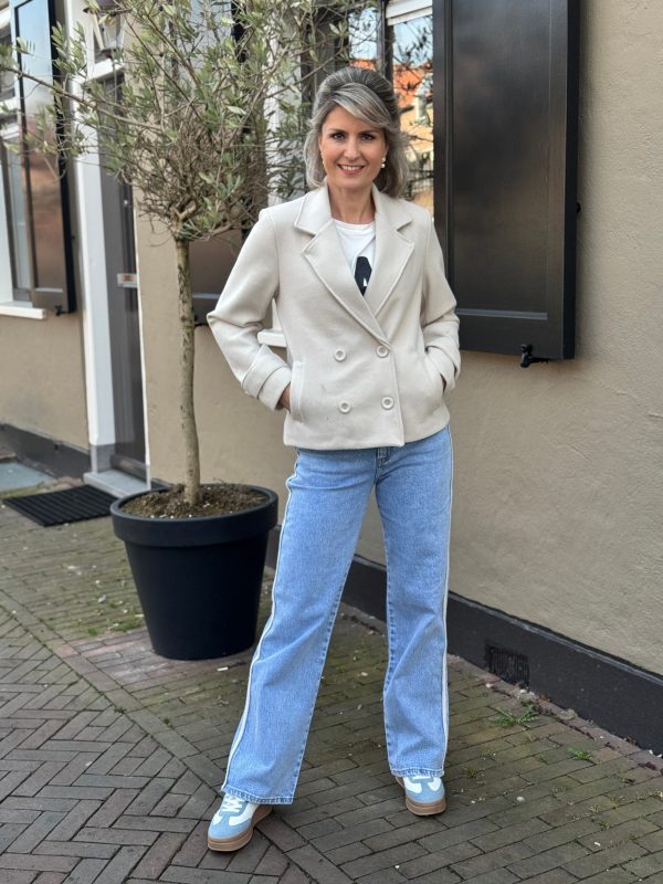 Tussenjasje Anne-Lotte beige - Afbeelding 4