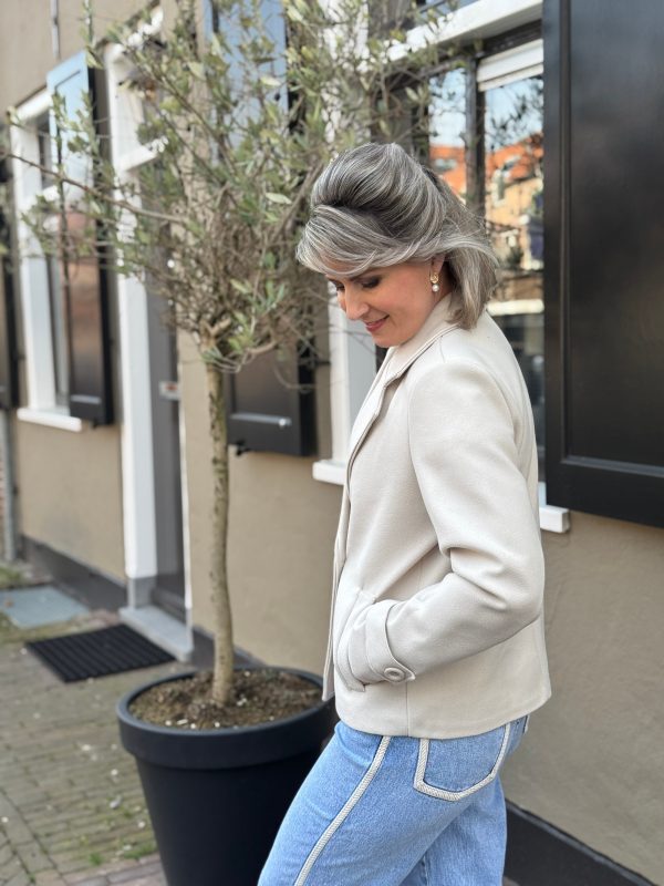 Tussenjasje Anne-Lotte beige - Afbeelding 2