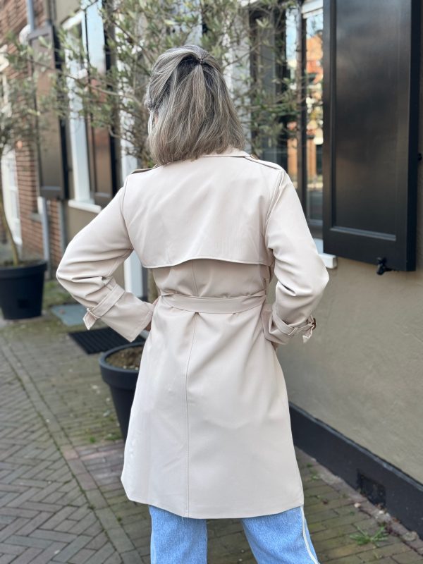 Trenchcoat Ellen beige - Afbeelding 4