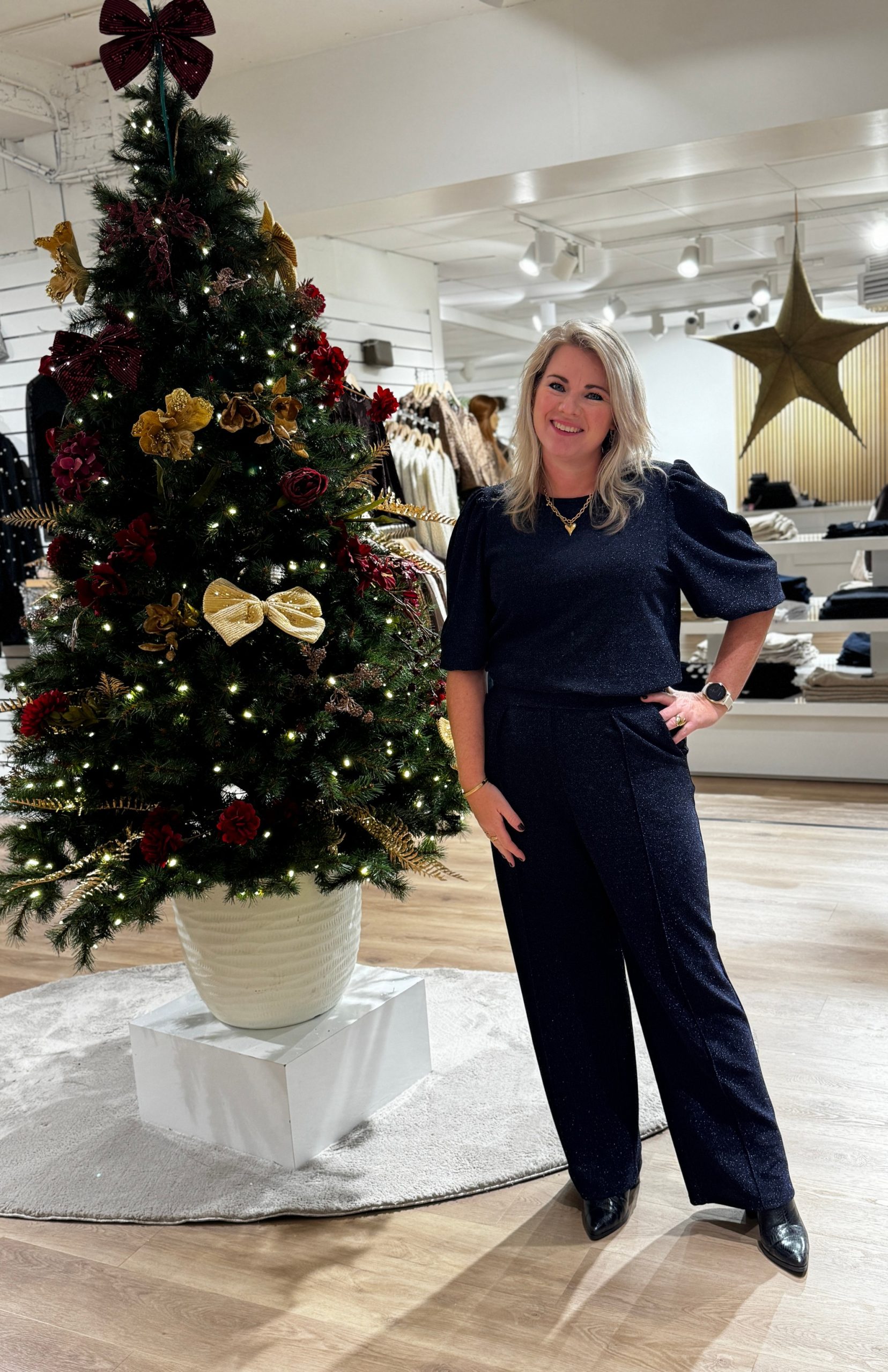 Top Jet navy glitter - Afbeelding 3