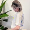 Shirtje Let's go to the beach beige - Afbeelding 3