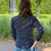 Travelstof blouse Eefke dark blue - Afbeelding 5