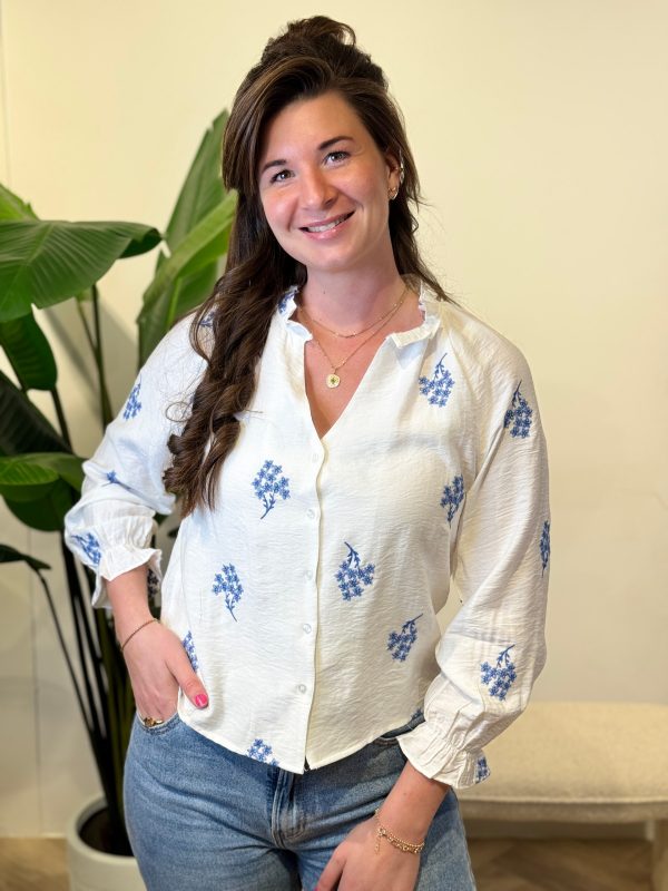 Blouse Ivette wit - Afbeelding 5