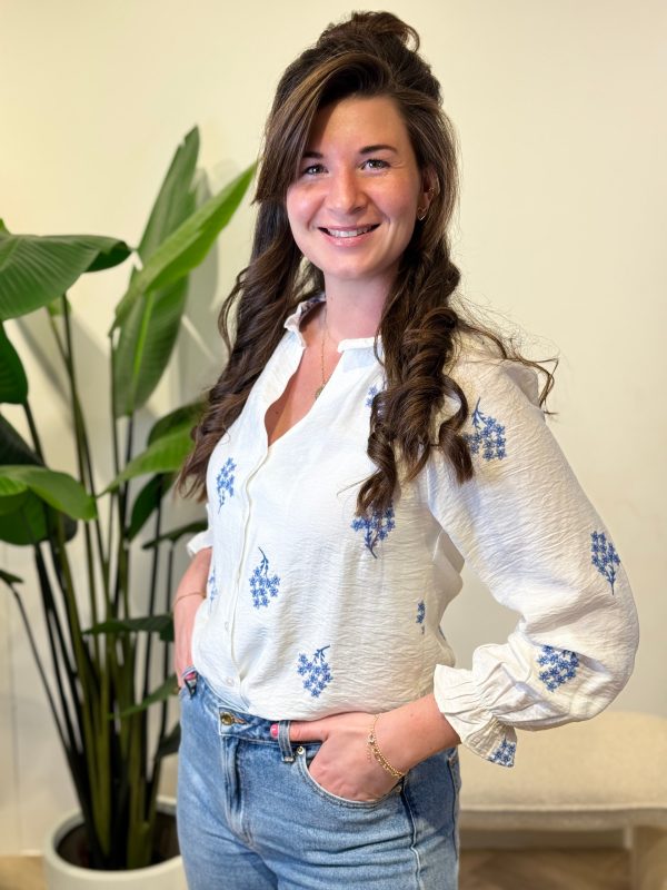 Blouse Ivette wit - Afbeelding 2