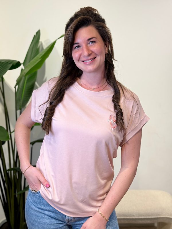 Shirtje Josje oud-roze - Afbeelding 5