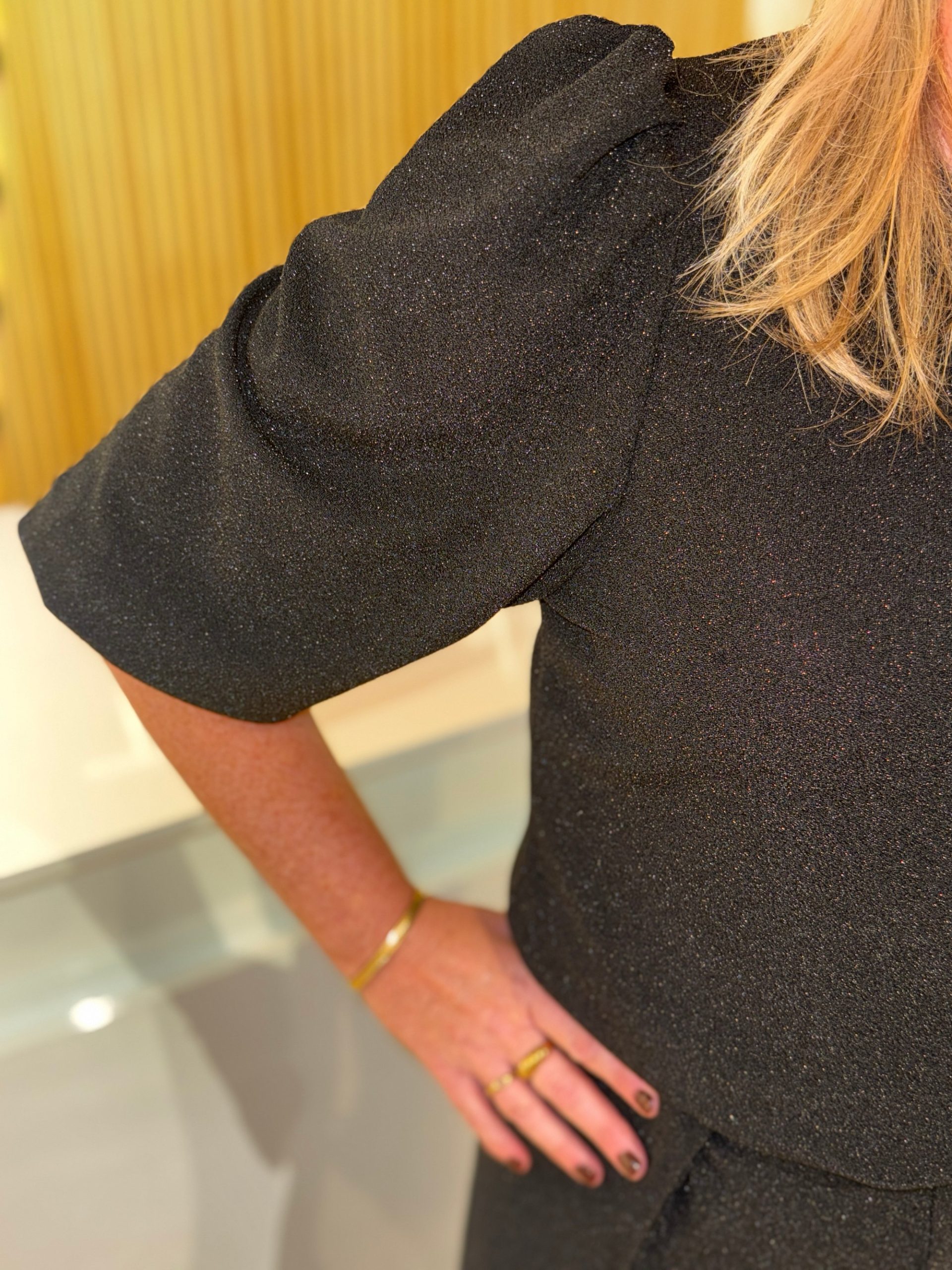 Top Jet zwart glitter - Afbeelding 3