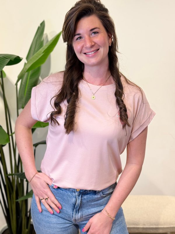 Shirtje Josje oud-roze - Afbeelding 2