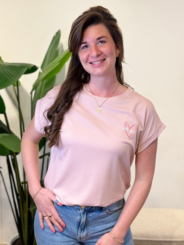 Shirtje Josje oud-roze