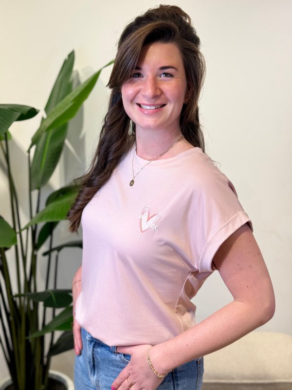 Shirtje Josje oud-roze - Afbeelding 4
