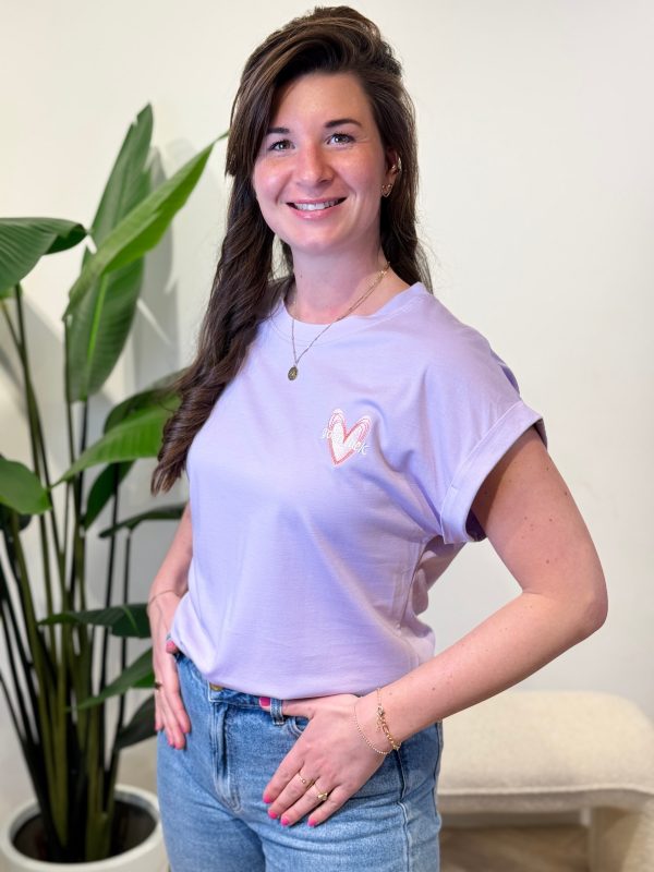 Shirtje Josje lila - Afbeelding 2