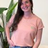 Shirtje Jisca oudroze hart goud
