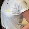 Shirtje Jisca hart geel - Afbeelding 3