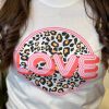 Shirtje "Love" panter - Afbeelding 3