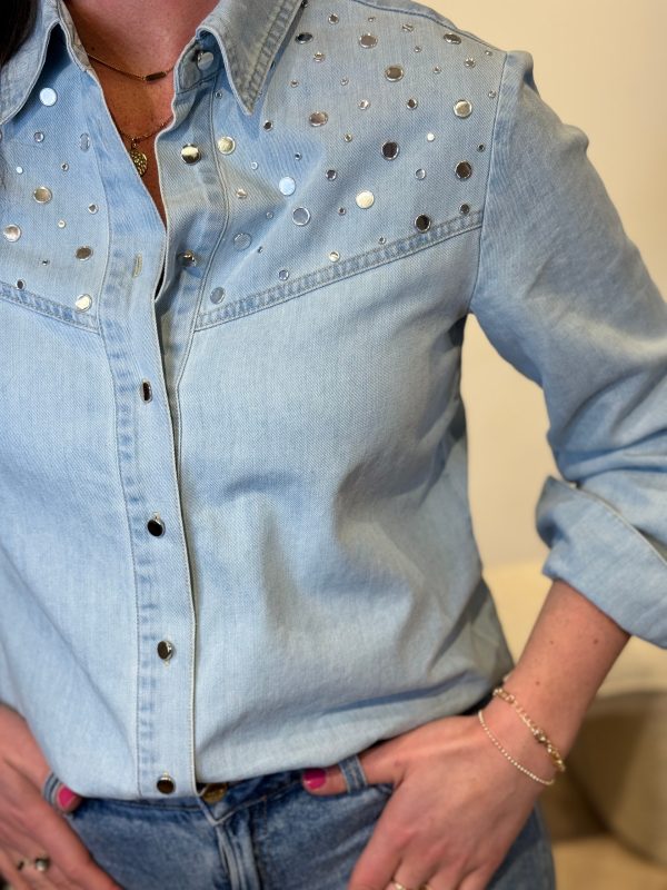 Denim blouse Rinske - Afbeelding 3