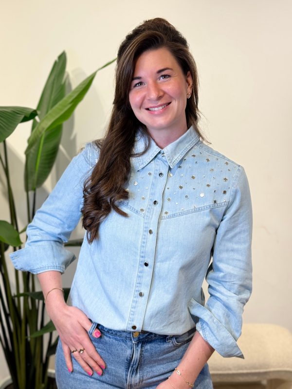Denim blouse Rinske - Afbeelding 2