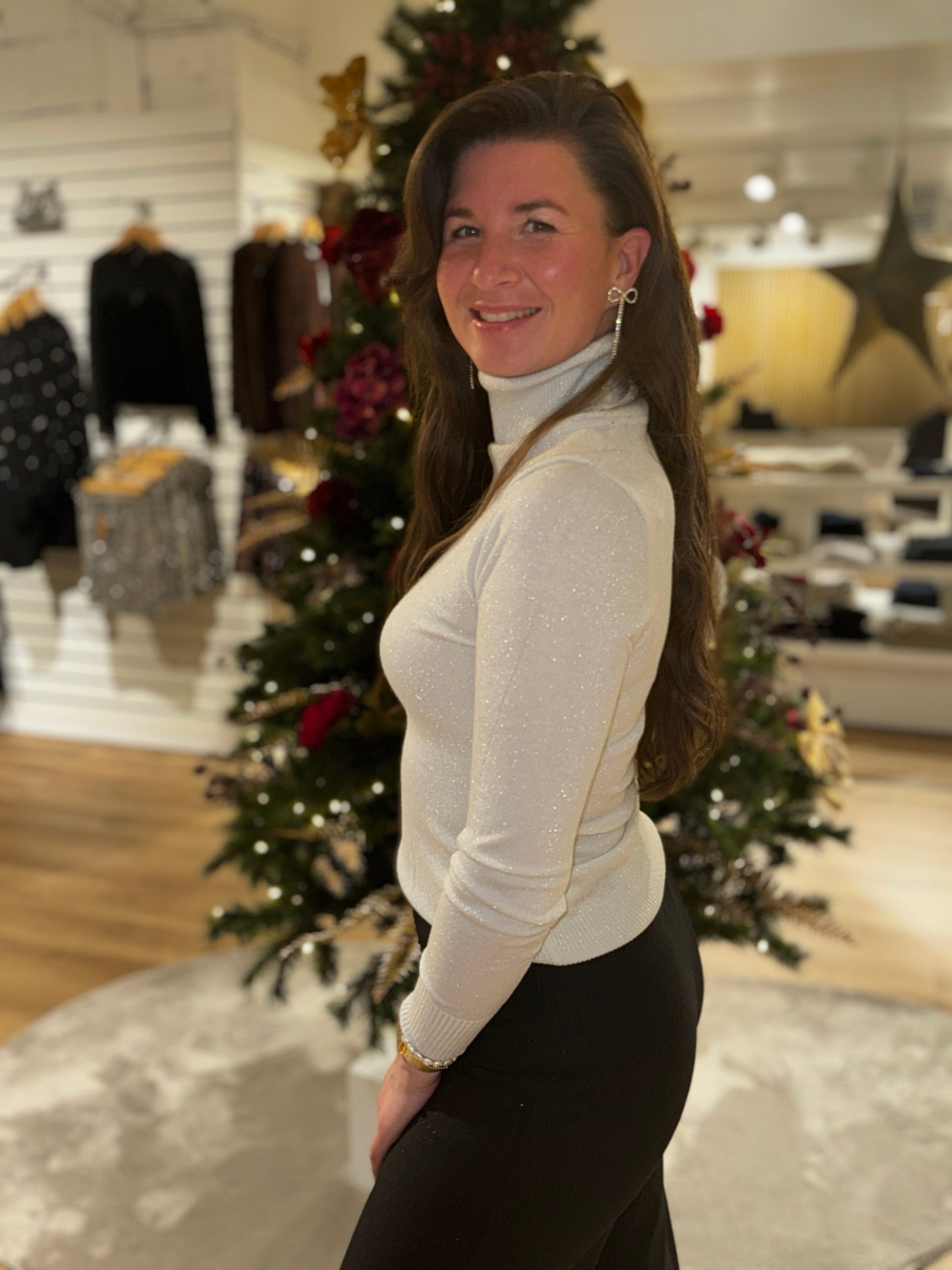 Coltruitje glitter wit - Afbeelding 2