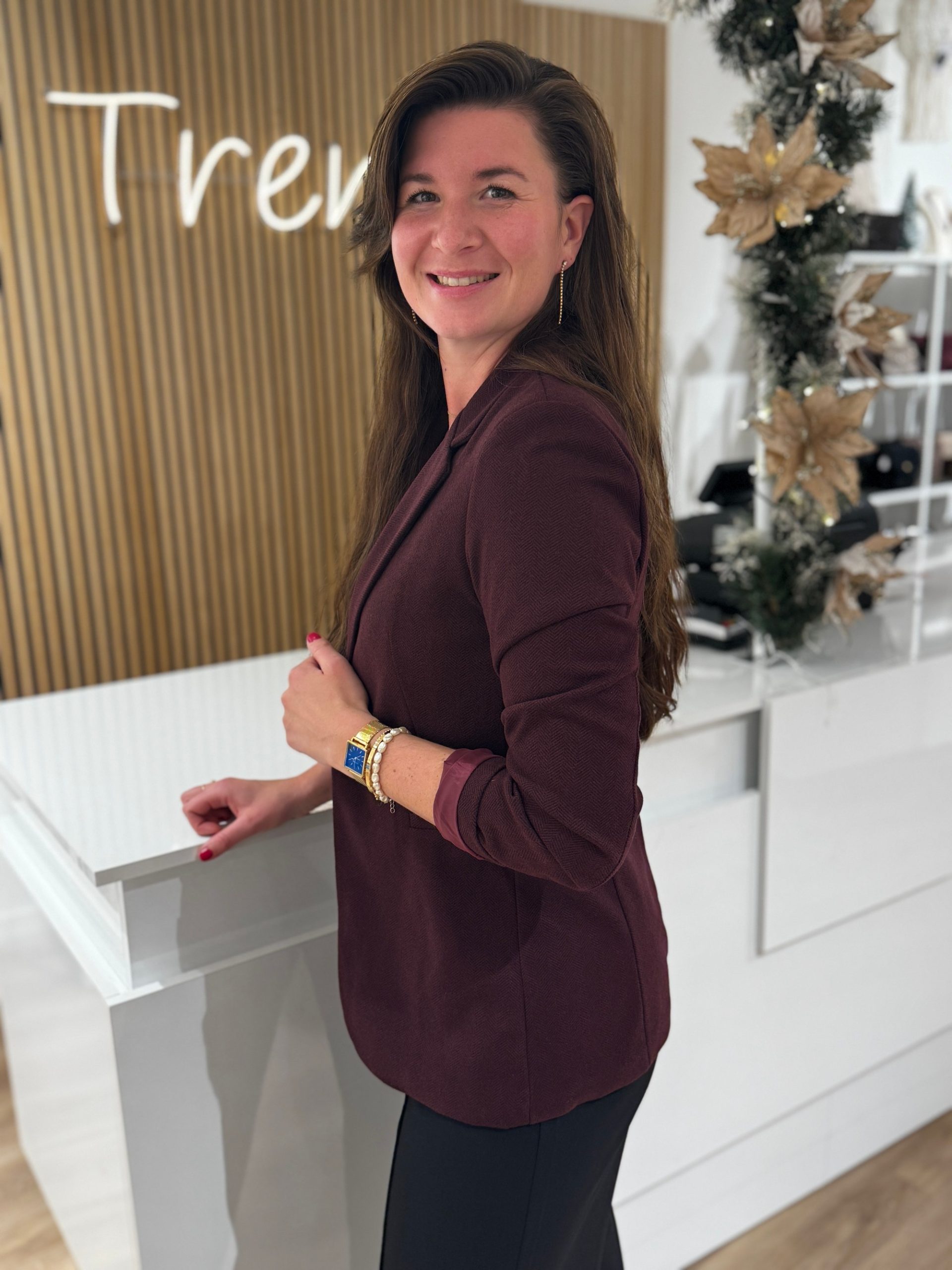 Blazer Nadine bordeaux - Afbeelding 2