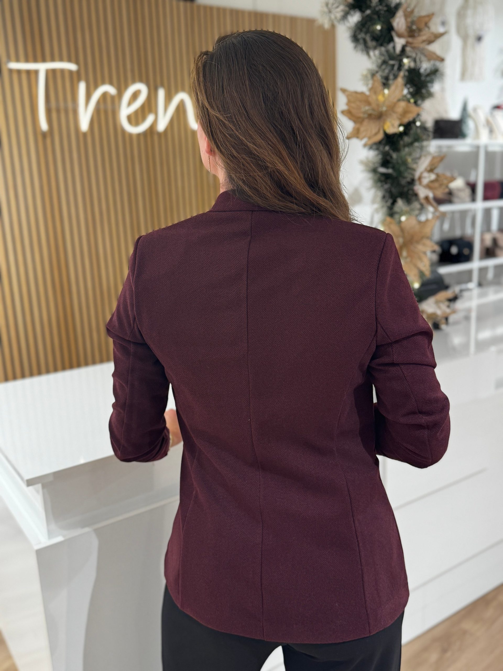 Blazer Nadine bordeaux - Afbeelding 4