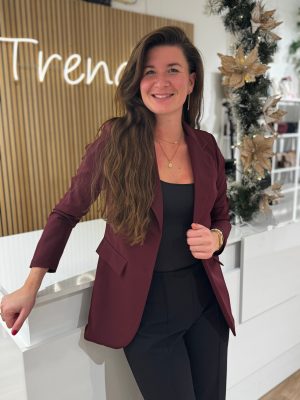 Blazer Susan bordeaux
