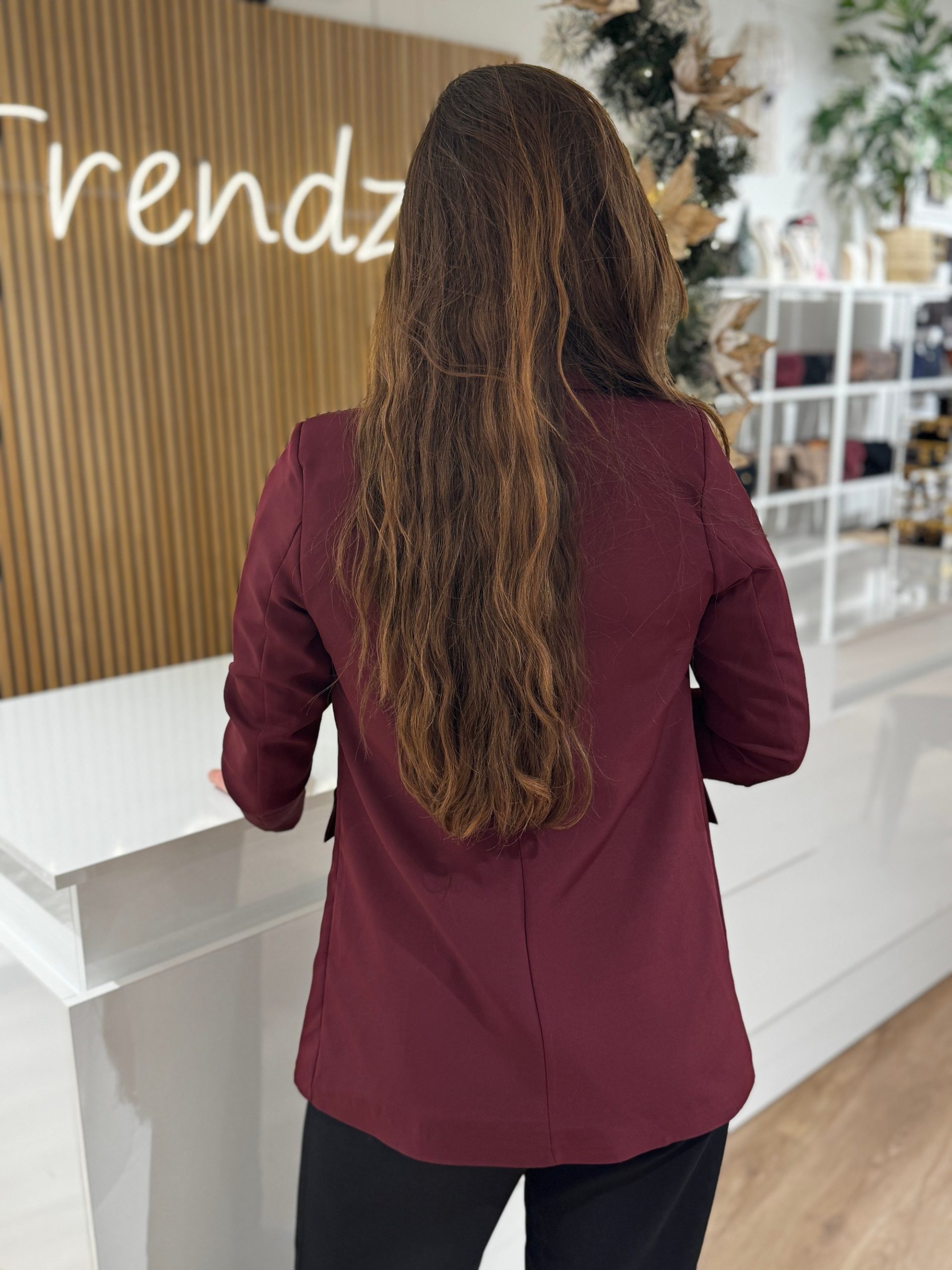 Blazer Susan bordeaux - Afbeelding 5